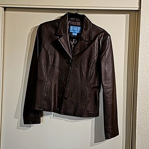 Leather jacket
